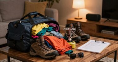 pack plan organize sleep