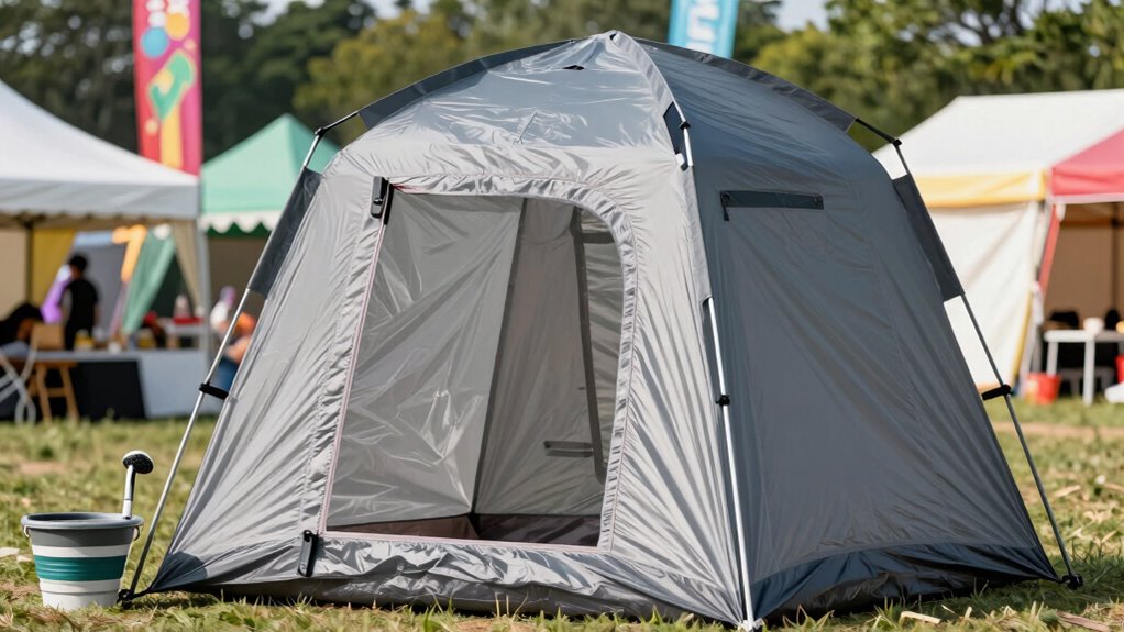 portable durable festival shower