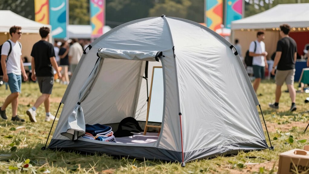 portable durable private changing tent