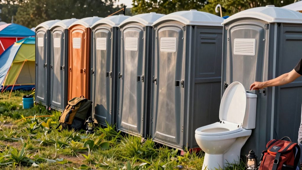 portable eco friendly festival toilet