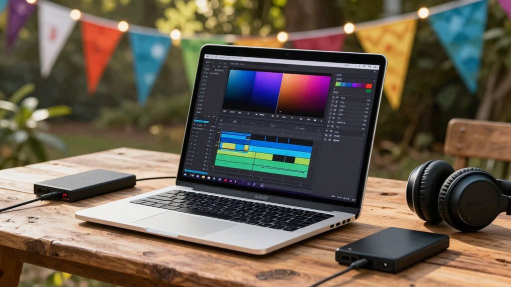 portable high performance editing laptop
