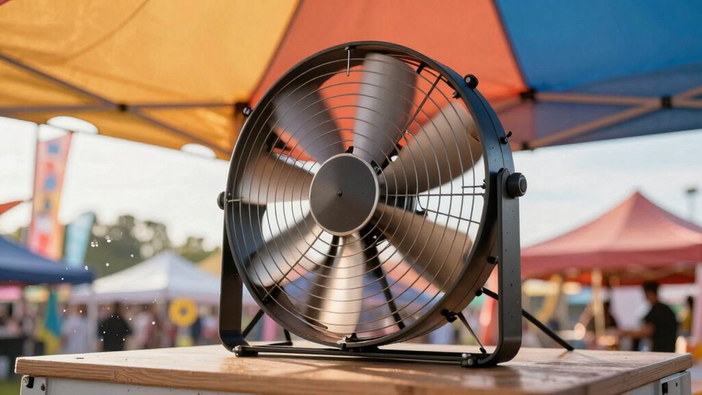 portable quiet adjustable airflow