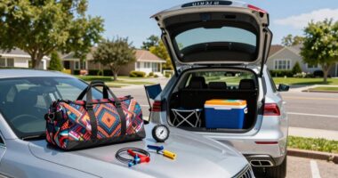 prepare vehicle for festival