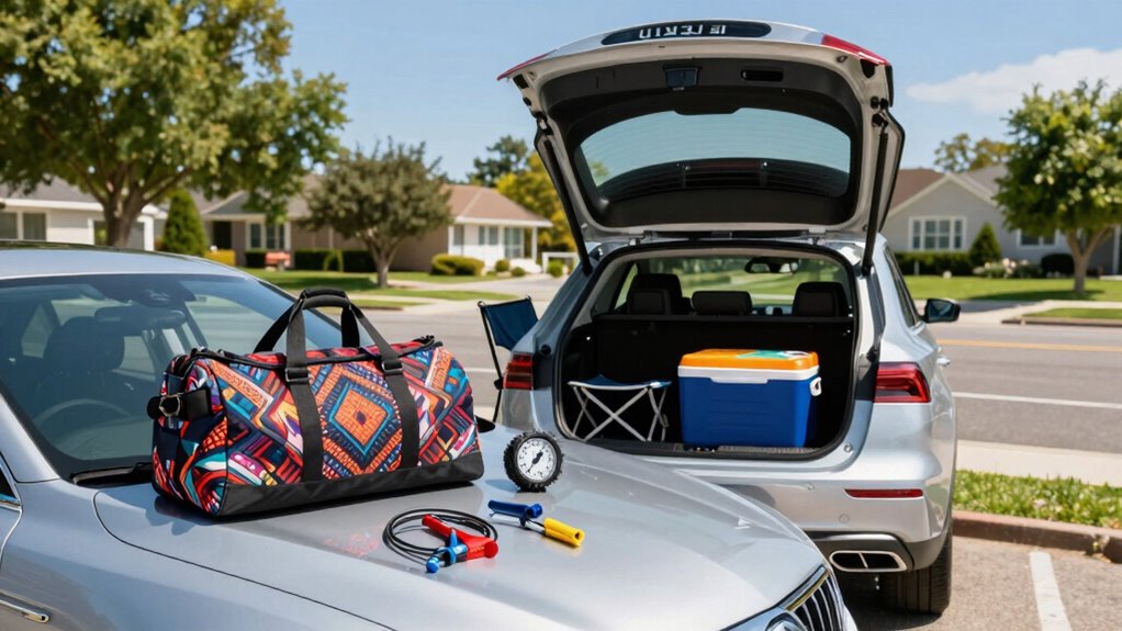 prepare vehicle for festival