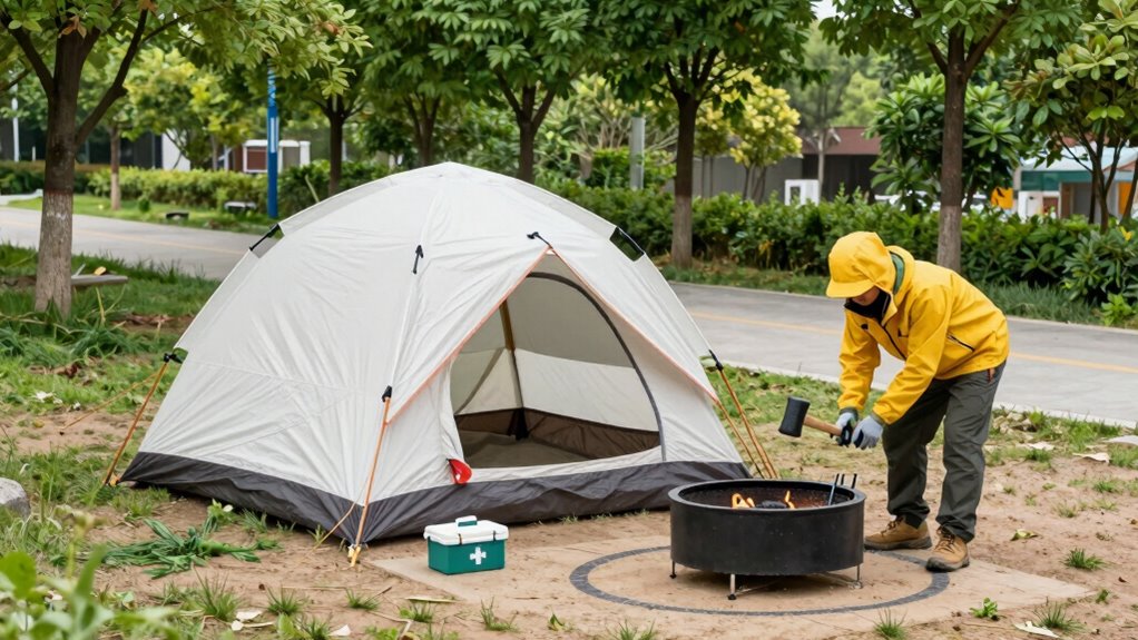 preventing camp setup injuries