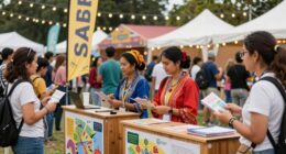 providing festival attendee assistance