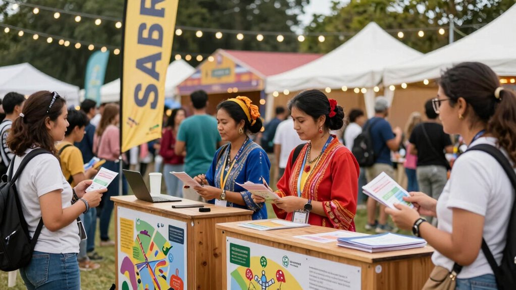 providing festival attendee assistance