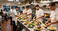 providing food for staff