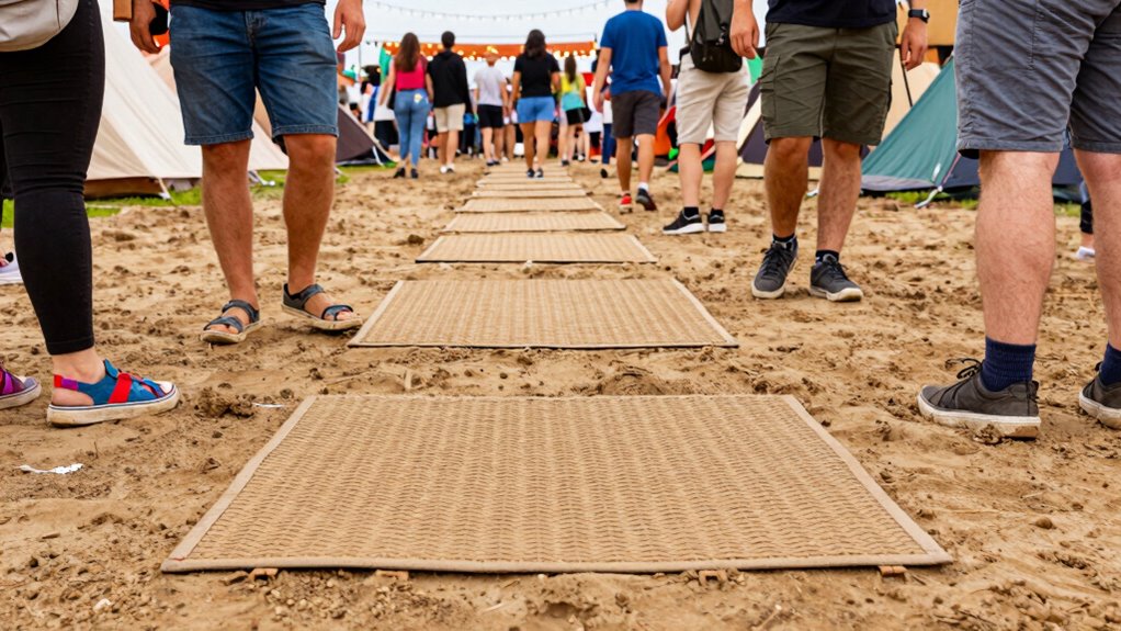 sand mats improve entryway safety