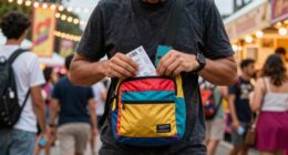 secure belongings at festivals