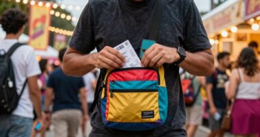 secure belongings at festivals
