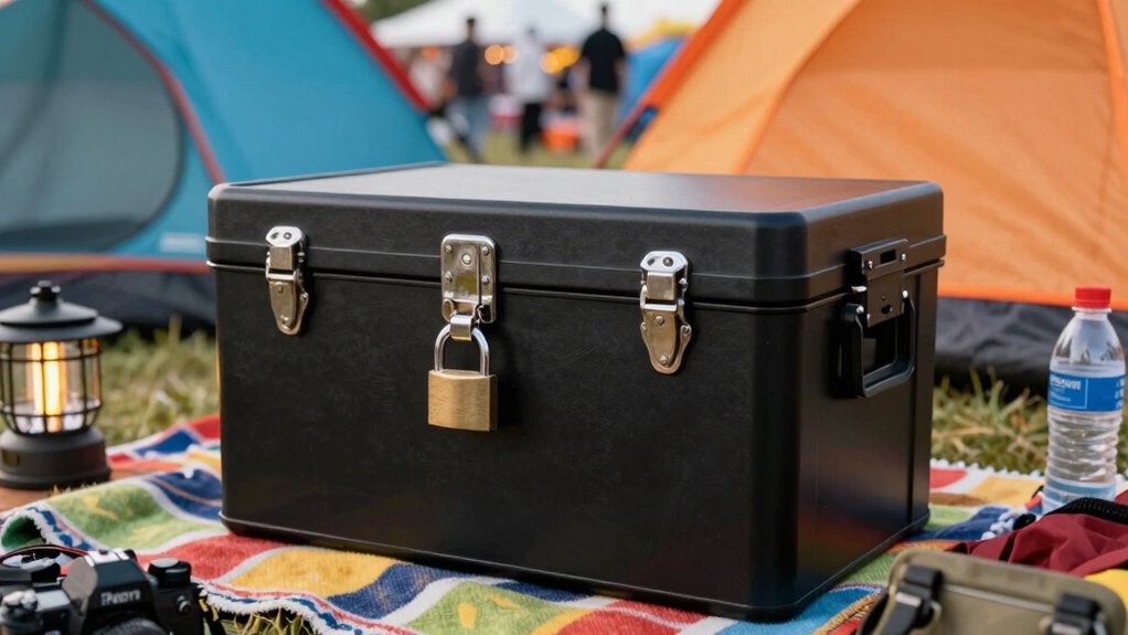 secure portable festival storage