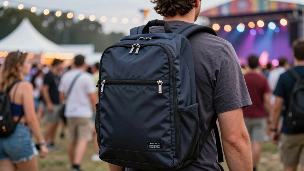 secure stylish festival backpack