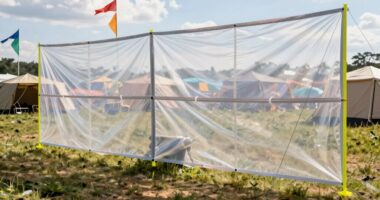 selecting windy festival shade