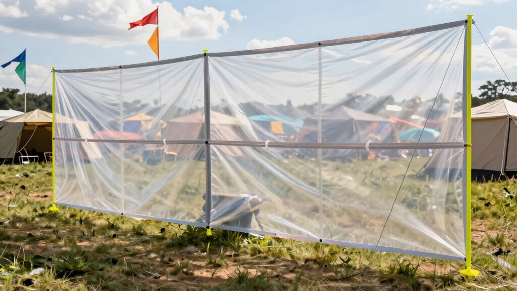 selecting windy festival shade
