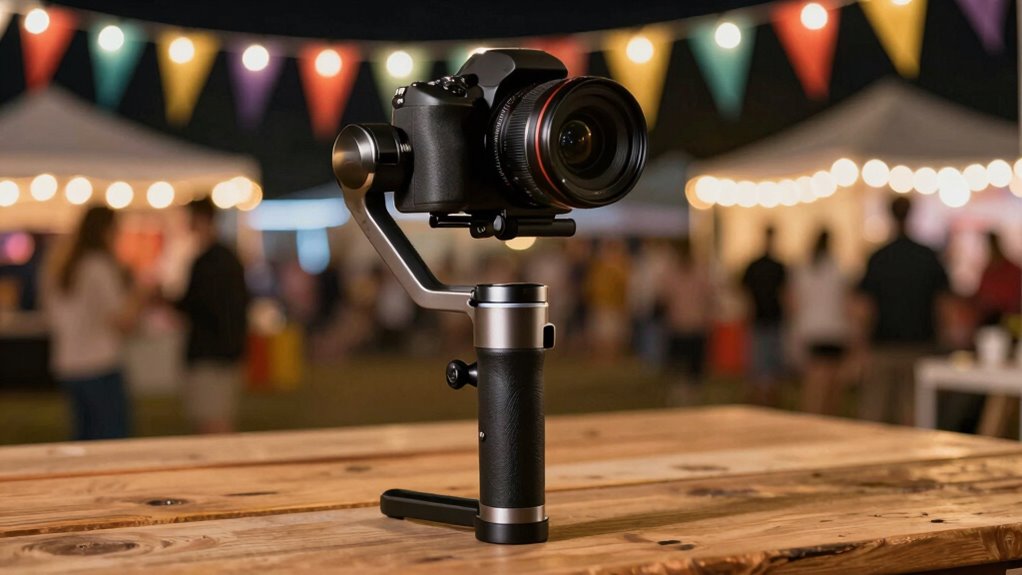 stable portable festival filming