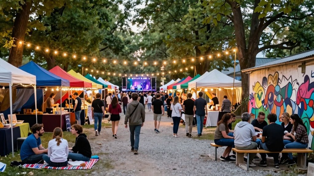 strategic festival meet up locations