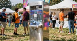 strategic water refill station planning