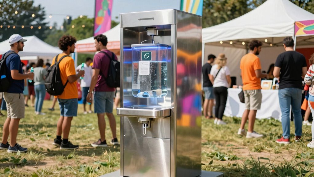 strategic water refill station planning