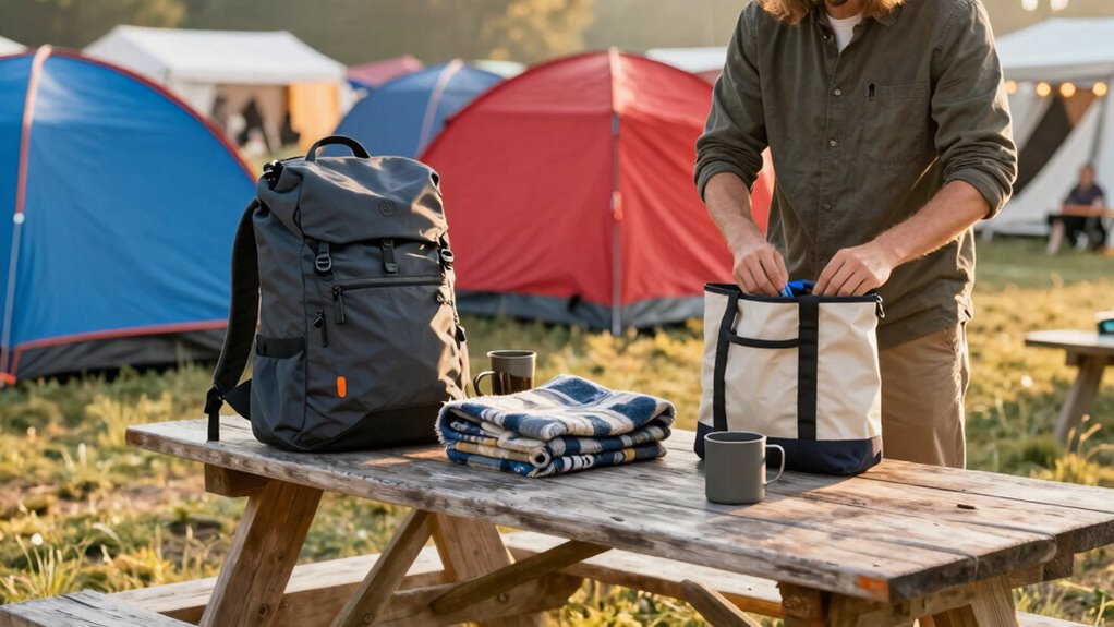 streamlined festival morning routine