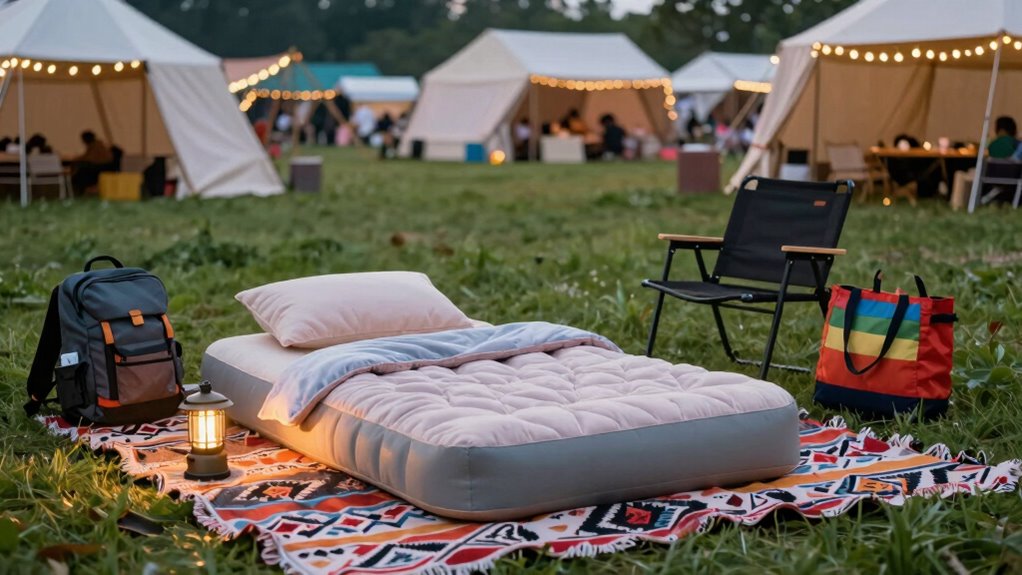 upgrade festival sleeping gear