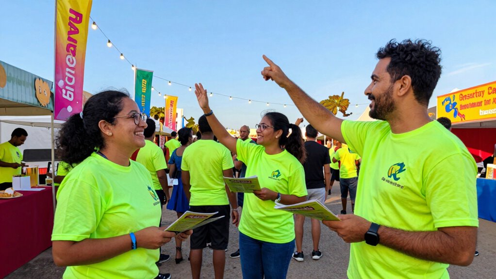 volunteer teams ensure smooth festivals