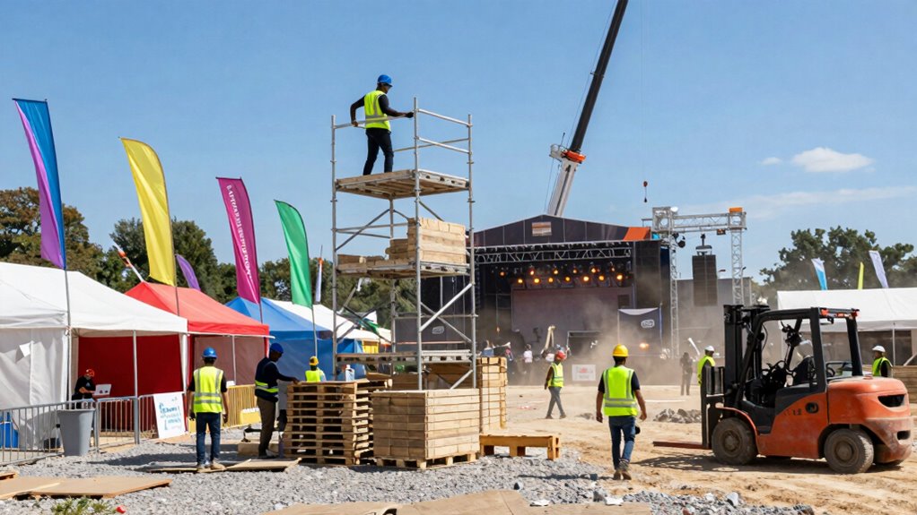 volunteer teamwork and safety