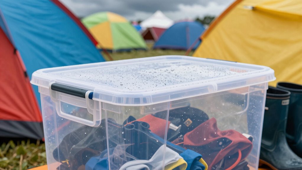 waterproof durable festival storage