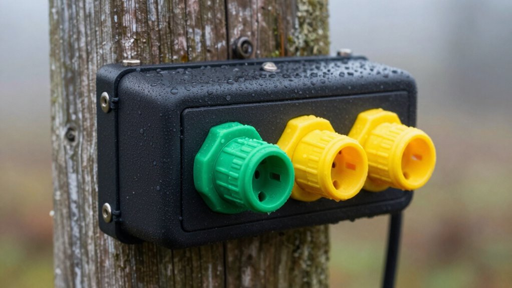weather resistant grounded sealed durable