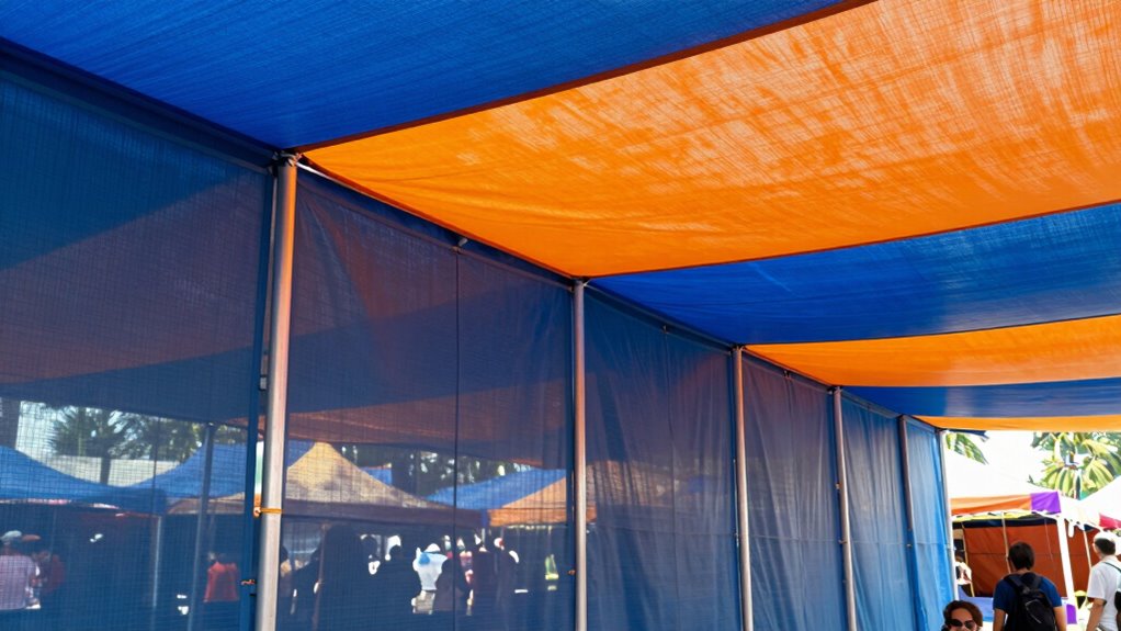 weatherproof festival privacy enclosure