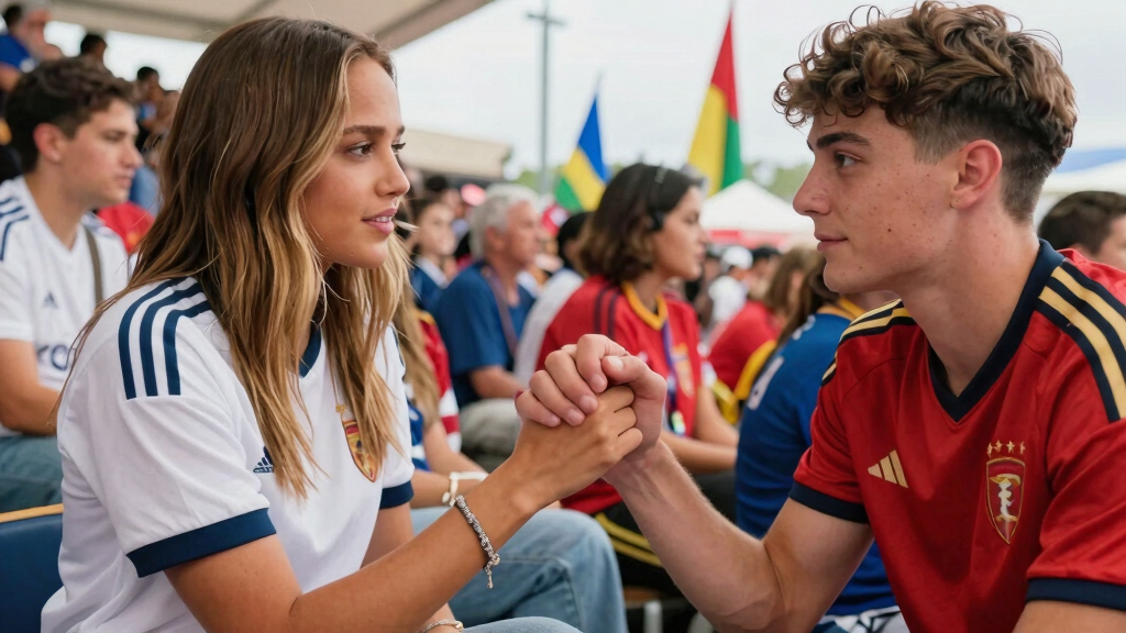Jessica Alba Goes Public With Much Younger Boyfriend at World Cup Sunday