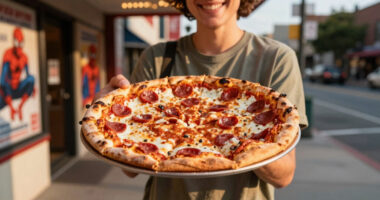 Little Caesars launches Webberoni Pizza for new Spiderman film