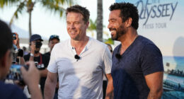 Matt Damon & John Leguizamo Kick Off ‘The Odyssey’ Press Tour at Miami Photo Call