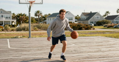 Adam Sandler Plays Pickup Basketball On Nantucket After Calling Police To Find A Court