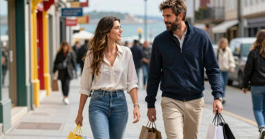 Clara Chía and Gerard Piqué Spotted in A Coruña