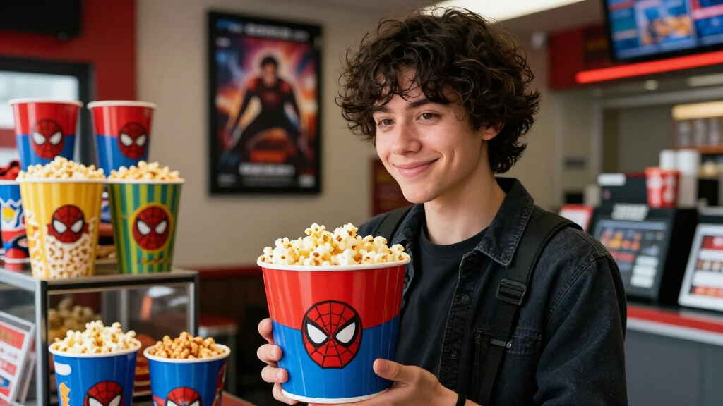 How to get special 'Spider-Man' popcorn buckets for 'Brand New Day'