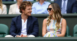 Niall Horan and Amelia Woolley serve couple goals at Wimbledon 2026