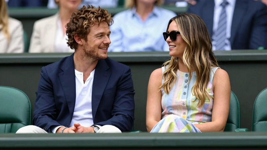 Niall Horan and Amelia Woolley serve couple goals at Wimbledon 2026