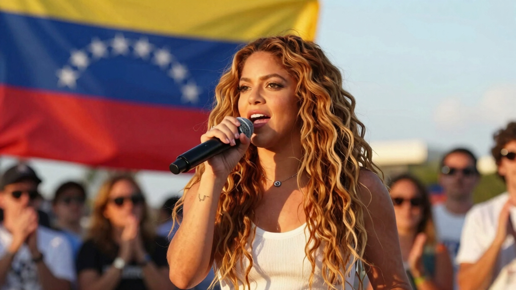 Shakira Supports Venezuelan Children via Global Citizen